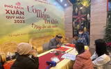 Phố sách xuân Quý Mão rộn ràng ngày mùng 1 Tết