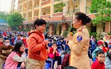 Học sinh Hà Nội hào hứng khi được tuyên truyền về ATGT 