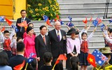 Những hình ảnh Chủ tịch nước Võ Văn Thưởng đón Toàn quyền Australia David Hurley