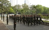 Màn phô diễn võ thuật, điều lệnh của chiến sĩ nghĩa vụ Công an Hà Nội