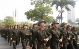 Màn phô diễn võ thuật, điều lệnh của chiến sĩ nghĩa vụ Công an Hà Nội