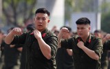 Màn phô diễn võ thuật, điều lệnh của chiến sĩ nghĩa vụ Công an Hà Nội