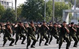 Màn phô diễn võ thuật, điều lệnh của chiến sĩ nghĩa vụ Công an Hà Nội