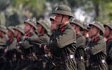 Màn phô diễn võ thuật, điều lệnh của chiến sĩ nghĩa vụ Công an Hà Nội