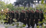 Màn phô diễn võ thuật, điều lệnh của chiến sĩ nghĩa vụ Công an Hà Nội