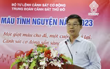 Hàng trăm chiến sĩ Cảnh sát cơ động tham gia hiến máu tình nguyện