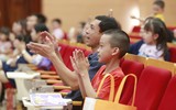 Sôi động chương trình Ngày Quốc tế thiếu nhi ở Công an Hà Nội