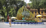 Lực lượng Công an căng mình dưới nắng nóng gần 50 độ C đảm bảo an toàn tuyệt đối kỳ họp Quốc hội 