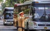 Lực lượng Công an căng mình dưới nắng nóng gần 50 độ C đảm bảo an toàn tuyệt đối kỳ họp Quốc hội 