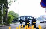 Lực lượng Công an căng mình dưới nắng nóng gần 50 độ C đảm bảo an toàn tuyệt đối kỳ họp Quốc hội 