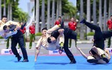 Xem đội tuyển Công an Hà Nội trấn áp tội phạm tại Hội thi quân sự, võ thuật