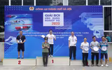 Sôi nổi Giải bơi ứng dụng nghiệp vụ năm 2023 của Công an Hà Nội