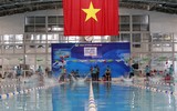 Sôi nổi Giải bơi ứng dụng nghiệp vụ năm 2023 của Công an Hà Nội