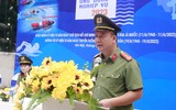 Sôi nổi Giải bơi ứng dụng nghiệp vụ năm 2023 của Công an Hà Nội