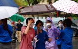 Những hình ảnh thí sinh ở Hà Nội 