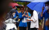 Những hình ảnh thí sinh ở Hà Nội 