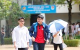 Thí sinh ở Hà Nội vui vẻ, tự tin sau môn thi đầu tiên