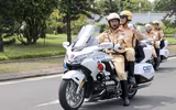 Cận cảnh siêu mô tô Honda Goldwing 1800 phân khối của Cảnh sát giao thông 