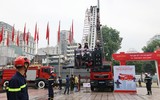 Cận cảnh những thiết bị chữa cháy hiện đại đang được trưng bày tại Hà Nội