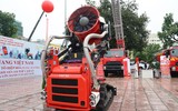Cận cảnh những thiết bị chữa cháy hiện đại đang được trưng bày tại Hà Nội