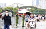 Cận cảnh các lực lượng Công an Hà Nội đảm bảo an ninh trật tự chuyến lưu diễn của BlackPink 