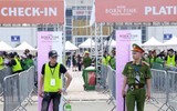 Cận cảnh các lực lượng Công an Hà Nội đảm bảo an ninh trật tự chuyến lưu diễn của BlackPink 