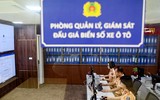 Cận cảnh nơi giám sát đấu giá biển số ô tô của Cục Cảnh sát Giao thông