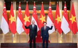 Chủ tịch Quốc hội Vương Đình Huệ hội kiến Thủ tướng Singapore Lý Hiển Long