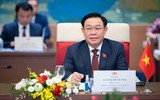 Chủ tịch Quốc hội Vương Đình Huệ hội kiến Thủ tướng Singapore Lý Hiển Long