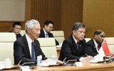 Chùm ảnh lễ đón Thủ tướng Singapore Lý Hiển Long tại Hà Nội 