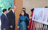Chùm ảnh lễ đón Thủ tướng Singapore Lý Hiển Long tại Hà Nội 
