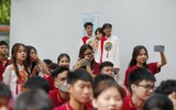 Khai giảng đặc biệt ở sân đình Khương Hạ