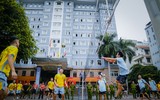 Mãn nhãn với những trận đấu bóng chuyền của lực lượng Cảnh sát Cơ động 