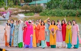 Phụ nữ Công an Thủ đô lan tỏa tuần lễ “Áo dài cộng đồng”