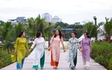 Phụ nữ Công an Thủ đô lan tỏa tuần lễ “Áo dài cộng đồng”