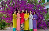 Phụ nữ Công an Thủ đô lan tỏa tuần lễ “Áo dài cộng đồng”