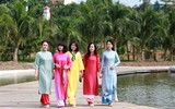 Phụ nữ Công an Thủ đô lan tỏa tuần lễ “Áo dài cộng đồng”