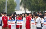 Ngắm 100 nữ sinh khoe sắc tại Giải bóng đá Trung học phổ thông lớn nhất Hà Nội