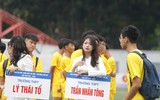 Ngắm 100 nữ sinh khoe sắc tại Giải bóng đá Trung học phổ thông lớn nhất Hà Nội