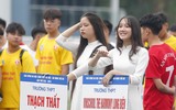 Ngắm 100 nữ sinh khoe sắc tại Giải bóng đá Trung học phổ thông lớn nhất Hà Nội