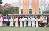 Ngắm 100 nữ sinh khoe sắc tại Giải bóng đá Trung học phổ thông lớn nhất Hà Nội