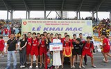 Ngắm 100 nữ sinh khoe sắc tại Giải bóng đá Trung học phổ thông lớn nhất Hà Nội