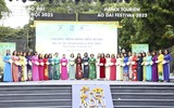 Ấn tượng màn đồng diễn Áo dài “Phụ nữ Thủ đô - hội nhập phát triển” năm 2023
