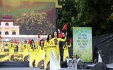 Ấn tượng màn đồng diễn Áo dài “Phụ nữ Thủ đô - hội nhập phát triển” năm 2023