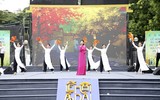 Ấn tượng màn đồng diễn Áo dài “Phụ nữ Thủ đô - hội nhập phát triển” năm 2023