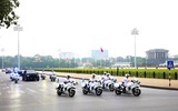 Tinh nhuệ lực lượng Cảnh sát giao thông Hà Nội trong phương án đón dẫn khách quốc tế