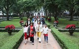 Văn Miếu - Quốc Tử Giám thu hút du khách những ngày đầu Xuân