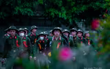 Những hình ảnh đẹp của tân binh Công an Hà Nội trong ngày hội tòng quân
