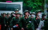 Những hình ảnh đẹp của tân binh Công an Hà Nội trong ngày hội tòng quân