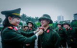 Những hình ảnh đẹp của tân binh Công an Hà Nội trong ngày hội tòng quân